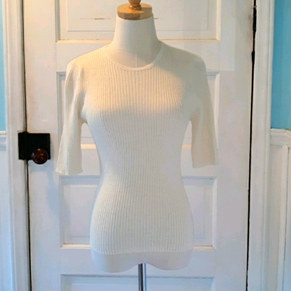 Harve Bernard medium wool blind blouse nwt